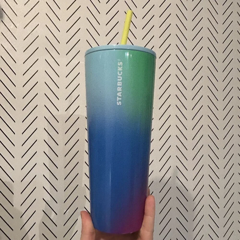 Starbucks 2023 Summer Ombre Prism Gradient Stainless Steel Hot Cold Tumbler 24oz